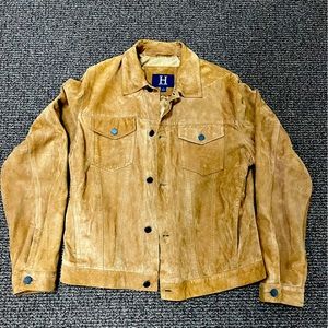 Men’s Hilfiger Suede Trucker Jacket